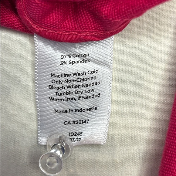 Talbots Women's Bright Pink Blazer 97% cotton size 4 - Picture 10 of 11